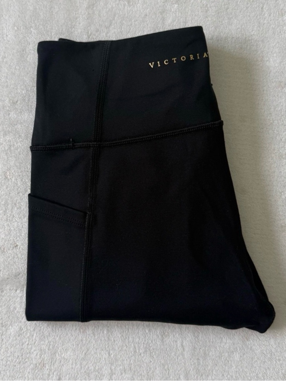 Victoria’s Secret Black High Rise Pocket Active Performance Yoga Leggings Size 4